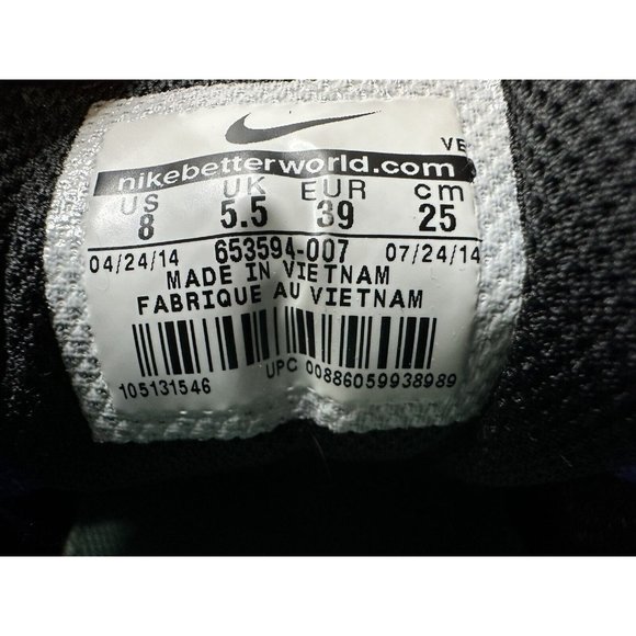 Nike Women’s Shoes Dual Fusion Run 3 Size 8 Black Purple Blue 653594-007 Sneaker - Picture 13 of 13